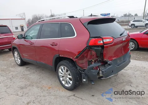 2016 Jeep Cherokee Limited z USA, uszkodzony, nr VIN 1C4PJLDB4GW244007